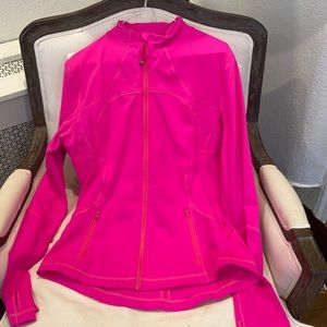 Size 12 pink Lululemon define jacket
